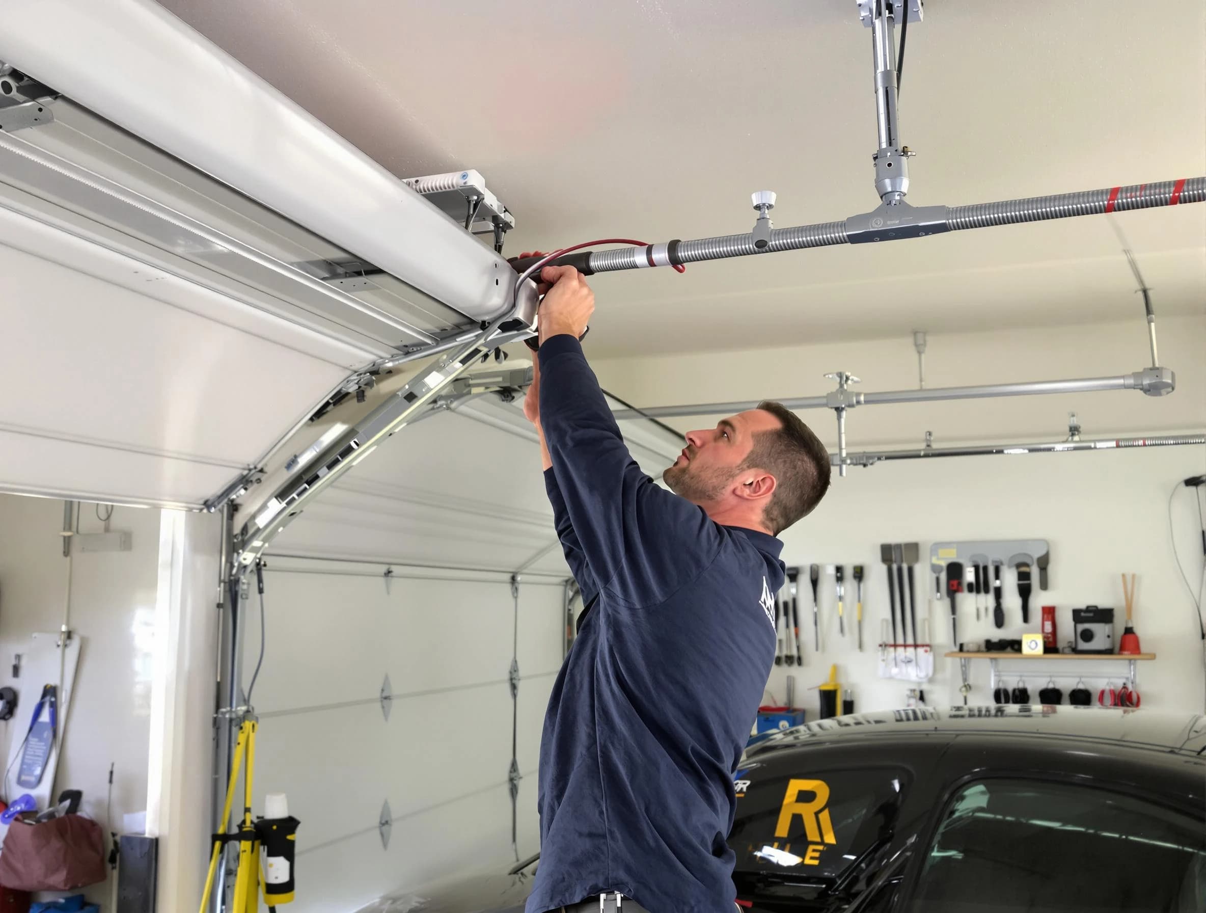 Kimberly Garage Door Repair technician performing garage door cable repair in Kimberly
