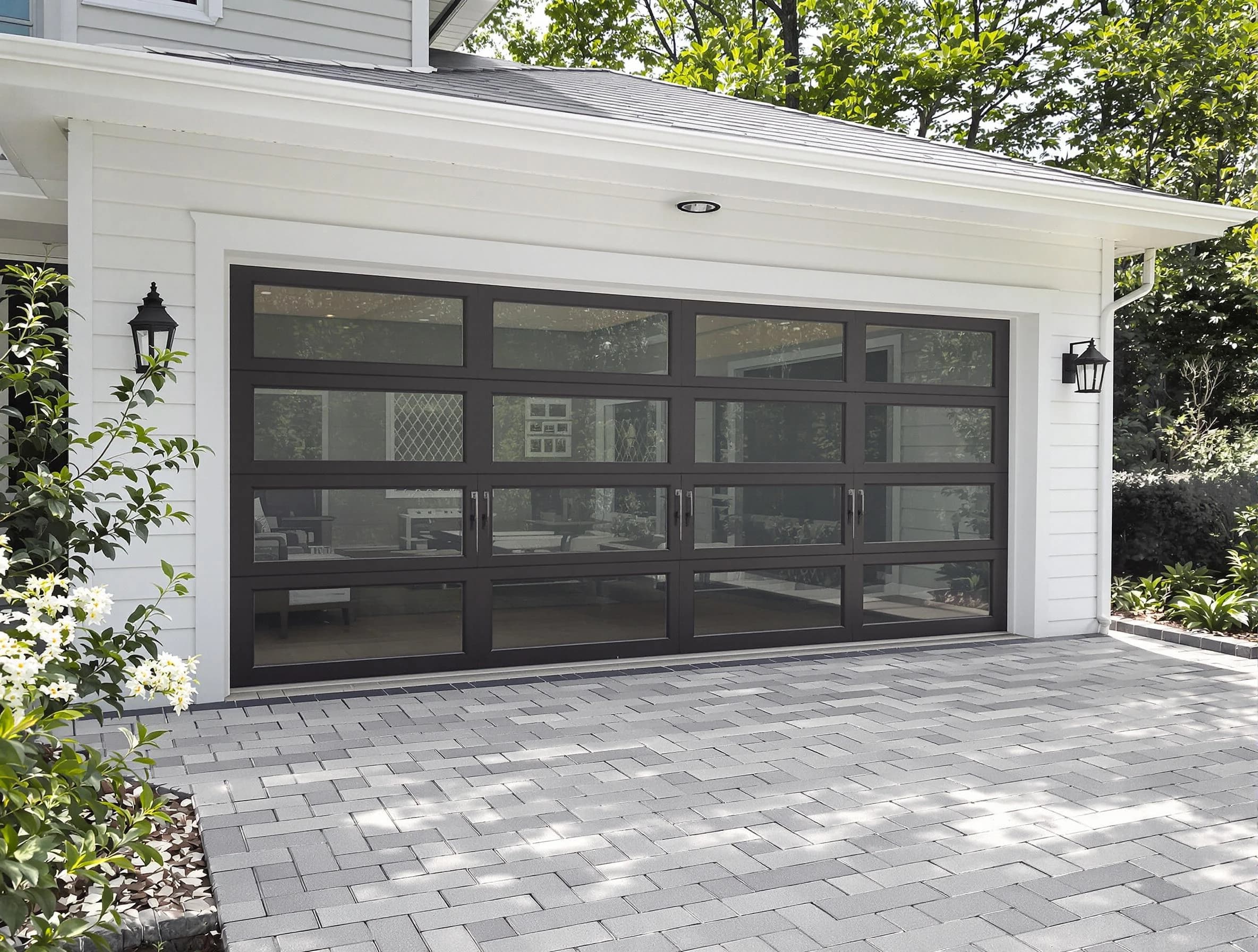 Kimberly Garage Door Repair design specialist presenting custom garage door options to Kimberly homeowner