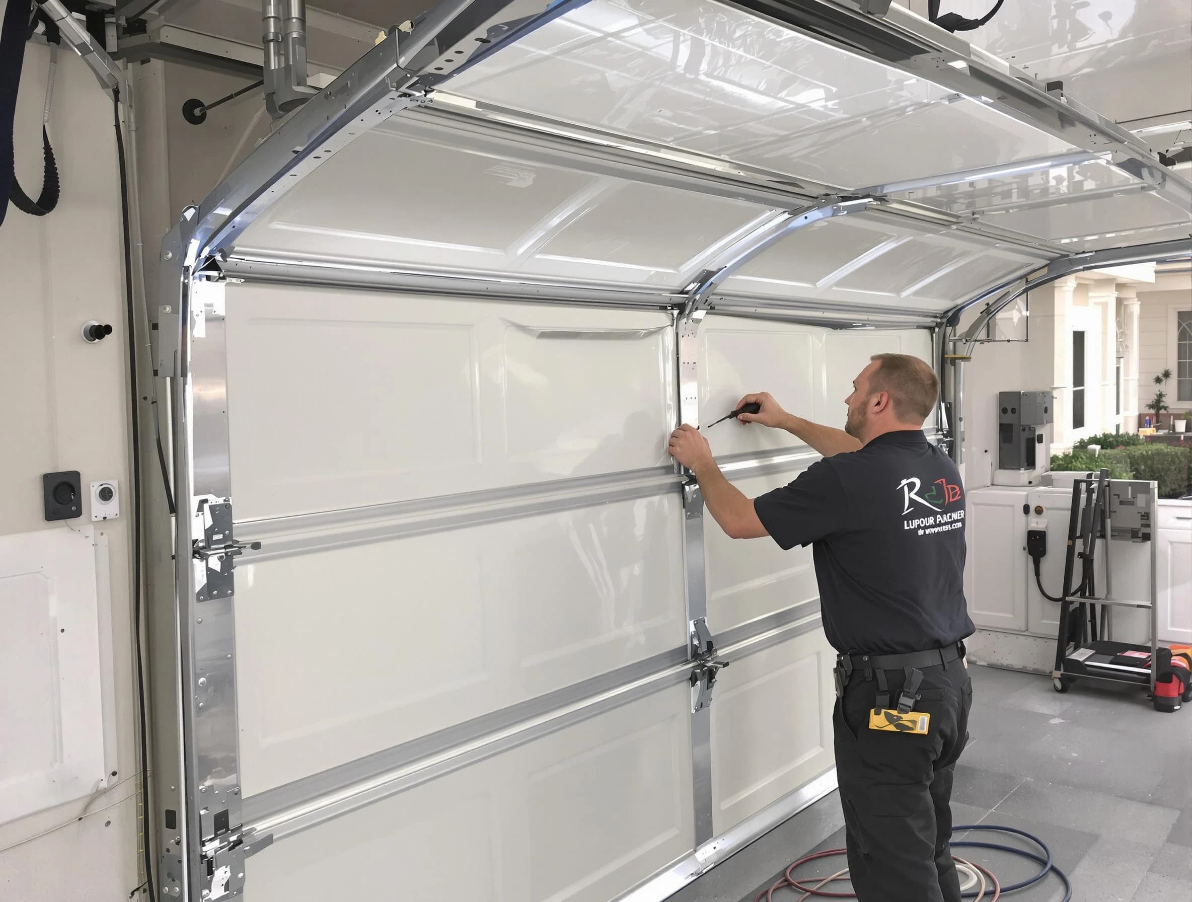Kimberly Garage Door Repair professional performing panel repair in Kimberly