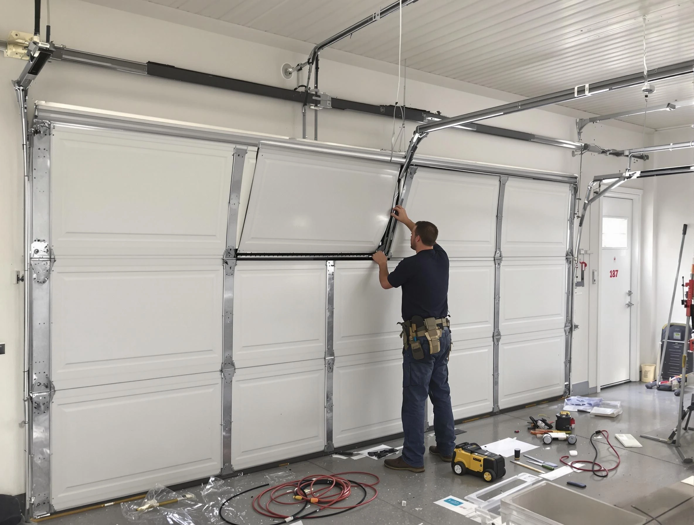 Garage Door Section Replacement in Kimberly