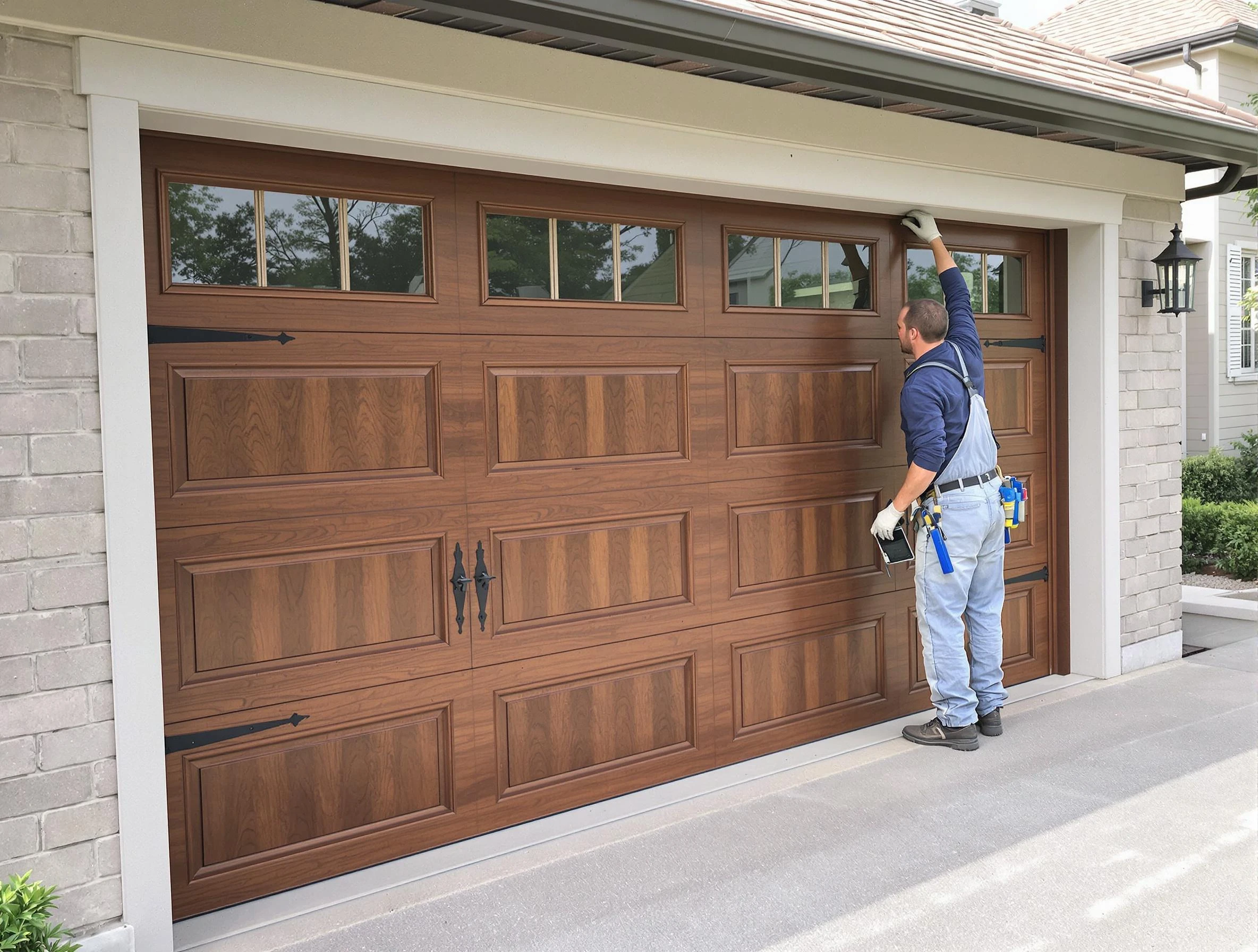 Custom garage door showcase by Kimberly Garage Door Repair in Kimberly