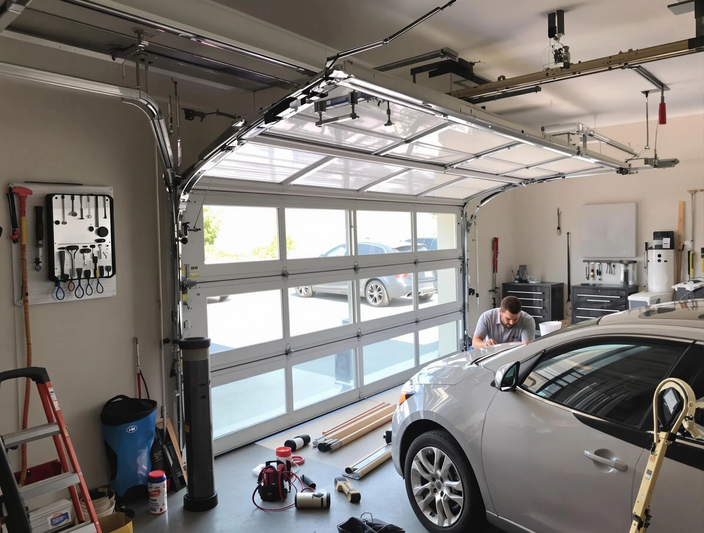 Garage door noise reduction service by Kimberly Garage Door Repair in Kimberly